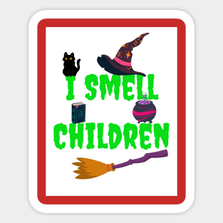 Hocus Pocus Inspired I Smell Children Sticker